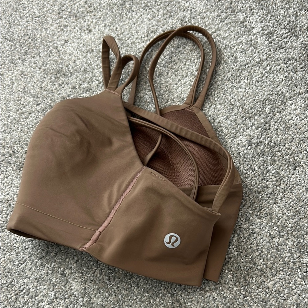 Lululemon Athletica Brown Seamless Bra